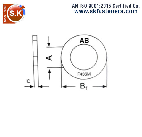 ASTM F436 Washer manufacturers exporters suppliers in india punjab ludhiana